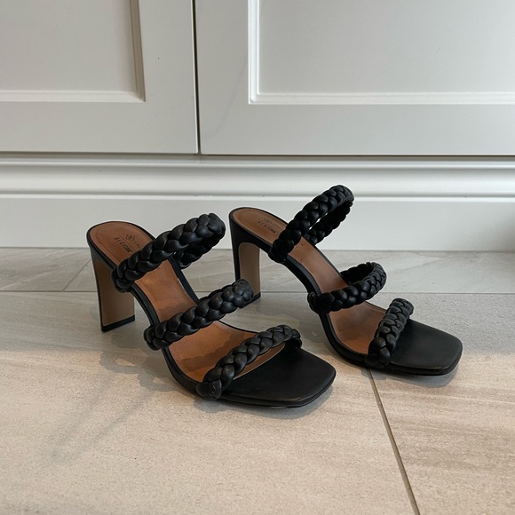 Braided Black Heels - Brand new condition! - Picture 2 of 5